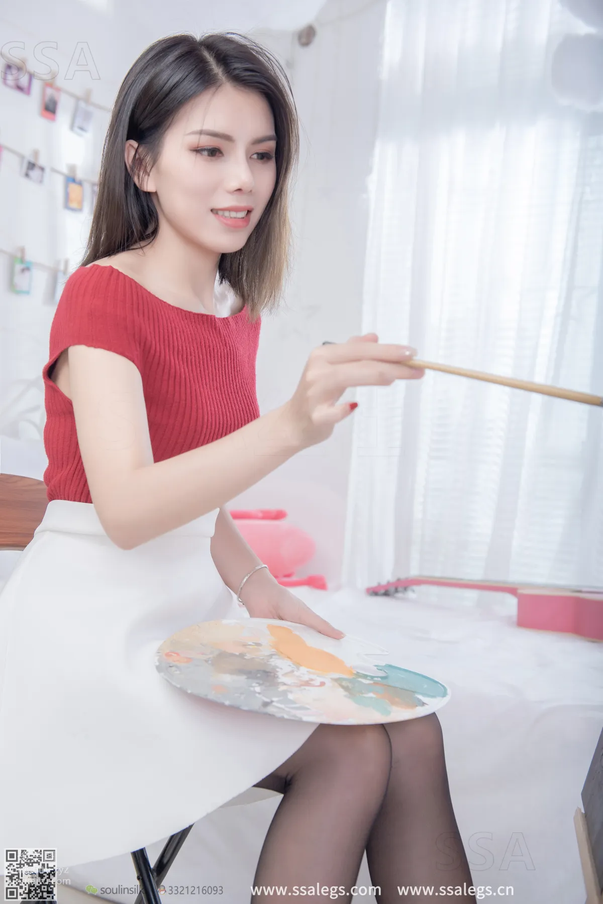 [SSA絲社]超清寫真 NO.251 芷沫畫室[163P] 16