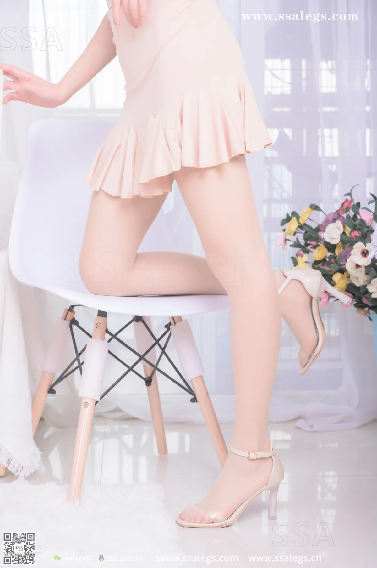 [SSA絲社]超清寫真 NO.340 素素畫師少女的透明高跟鞋肉絲襪(上)[153P] 40
