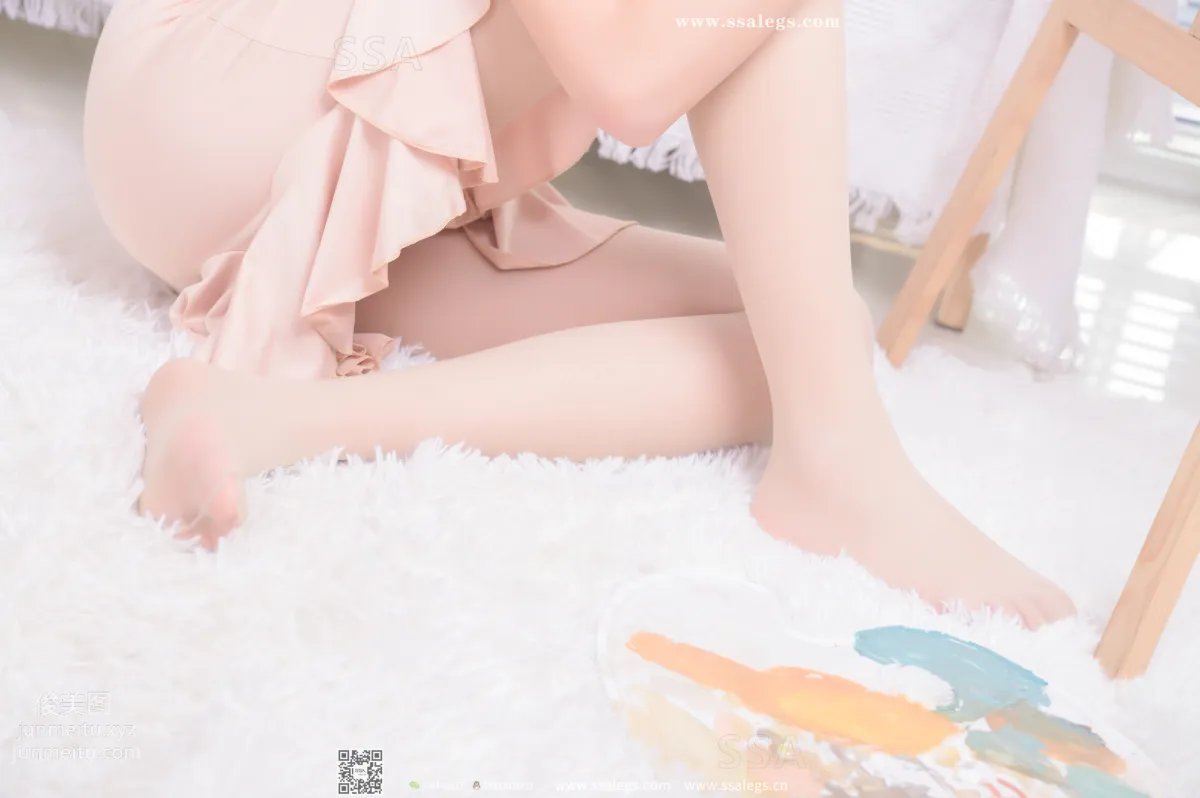 [SSA絲社]超清寫真 NO.340 素素畫師少女的透明高跟鞋肉絲襪(上)[153P] 148