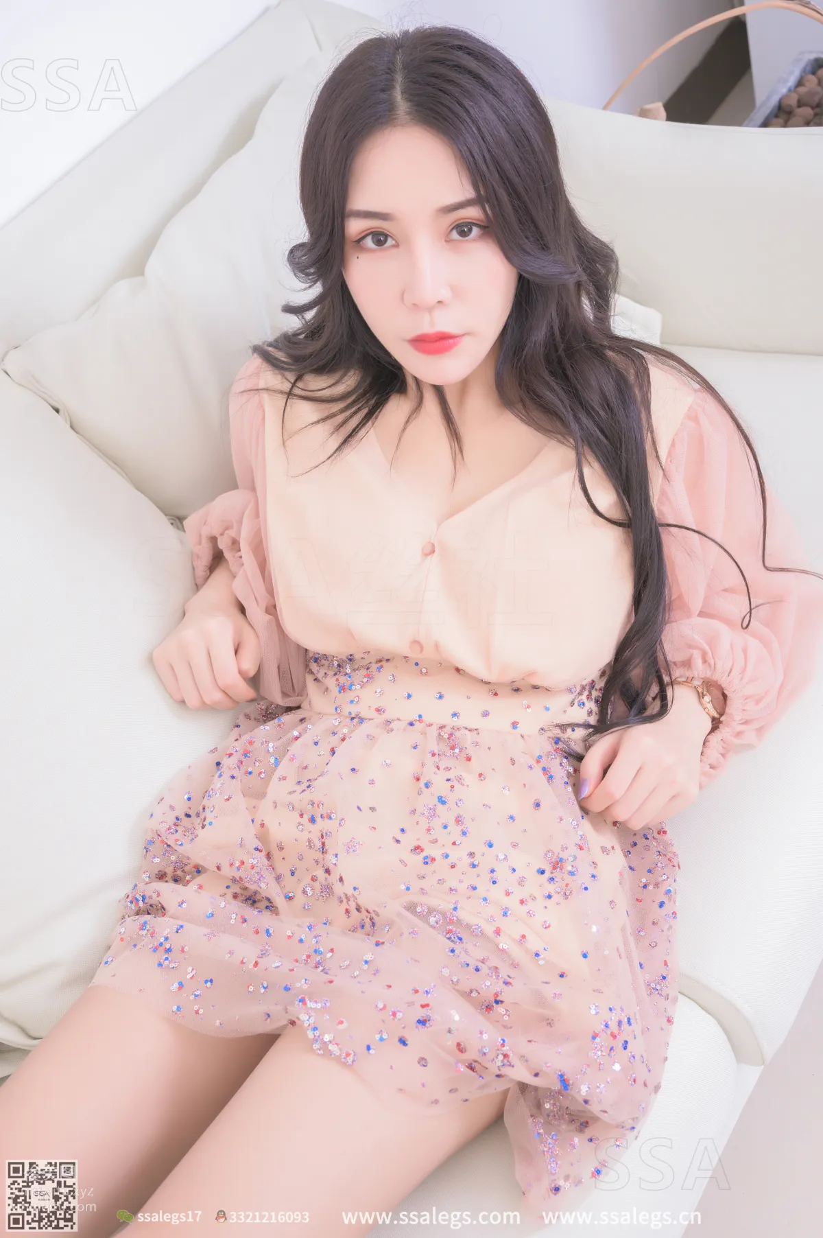 [SSA絲社]超清寫真 NO.312 娜娜禦姐的紅色高跟鞋咖啡絲美腿[148P] 135
