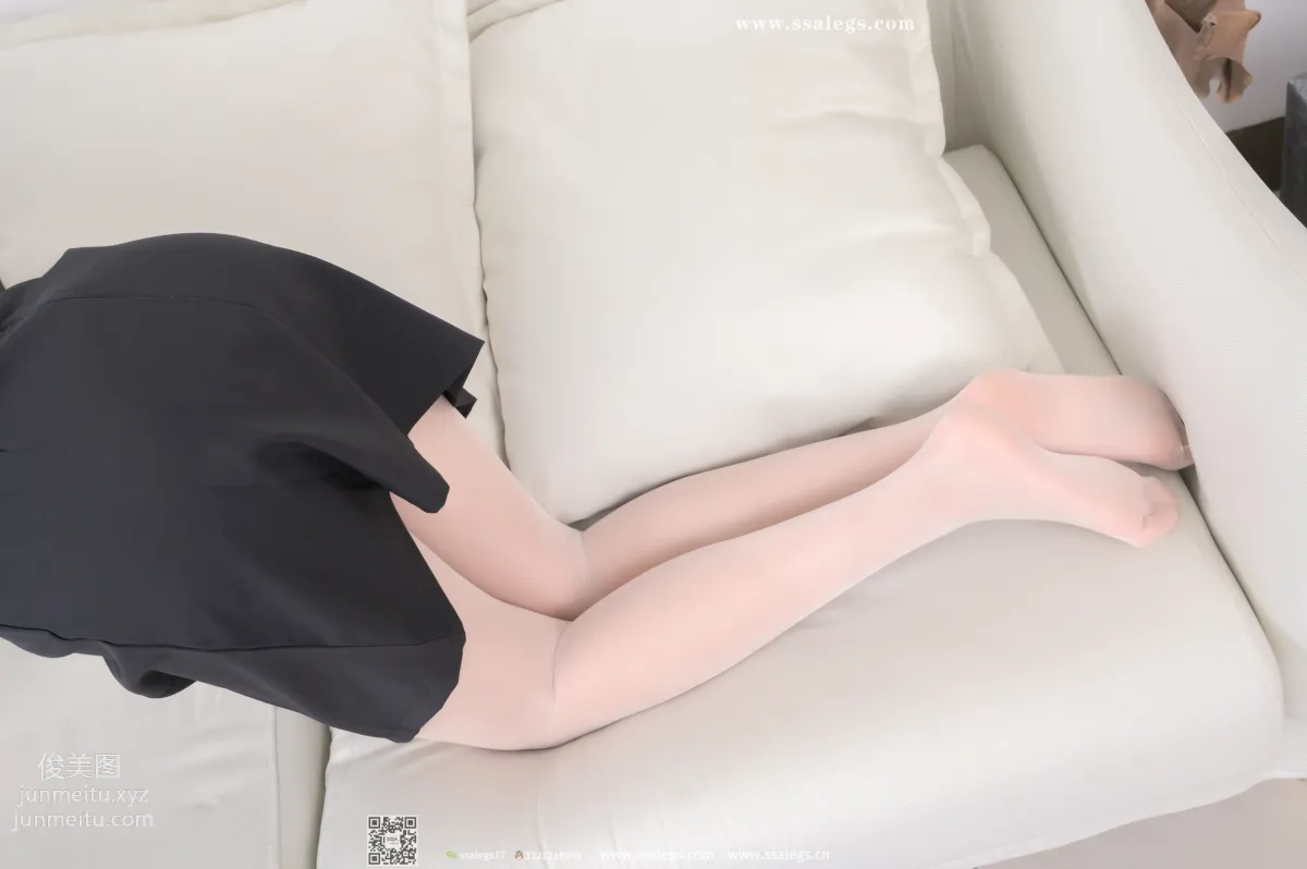 [SSA絲社]超清寫真 NO.388 素素吊帶短裙下亮閃閃開檔肉絲(下)[145P] 36
