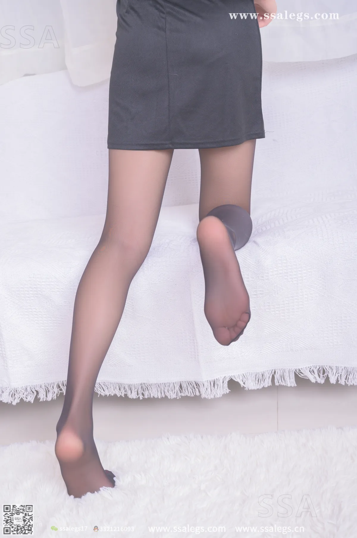[SSA絲社]超清寫真 NO.333 素素今天隻想穿上黑絲給你看(下)[121P] 86