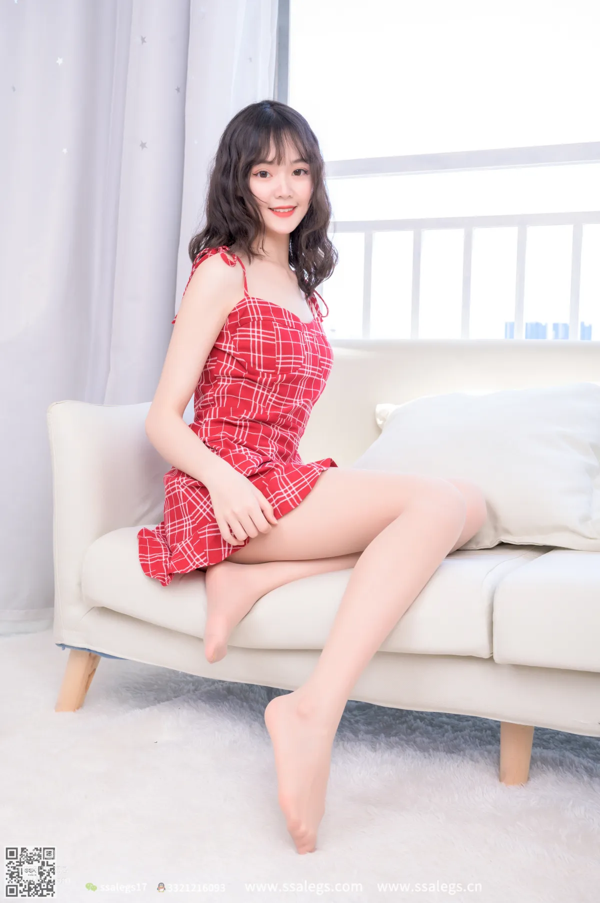 [SSA絲社]超清寫真 NO.416 陽陽我的紅格子短裙(下)[112P] 74