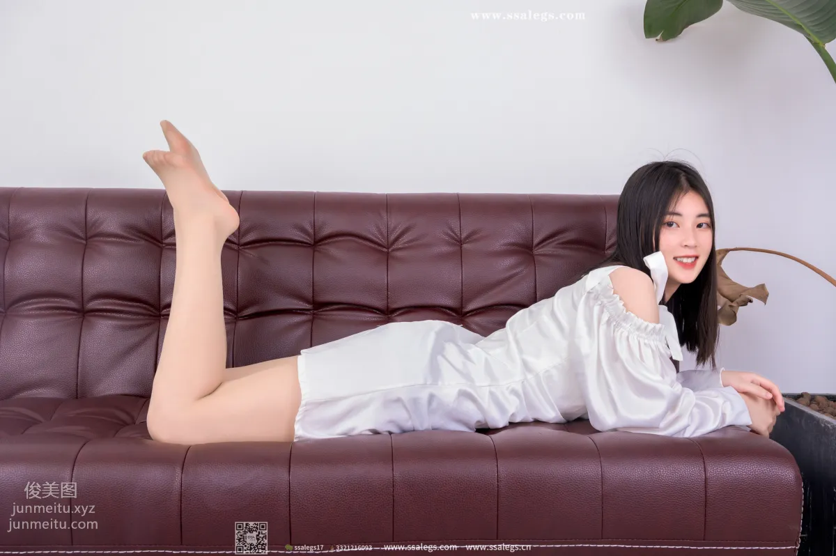 [SSA絲社]超清寫真 NO.434 萍萍白色連衣裙[138P] 104