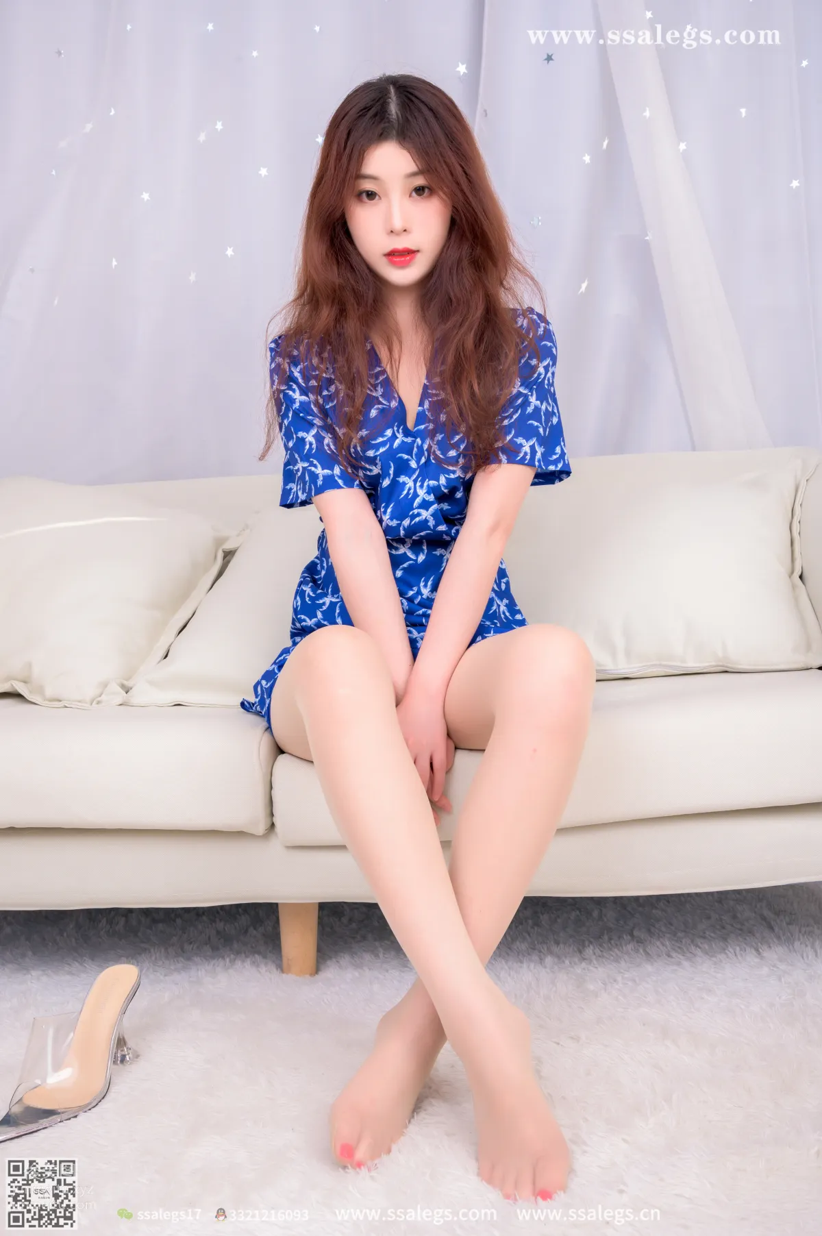[SSA絲社]超清寫真 NO.420 媛媛法式碎花裙肉絲寫真(下)[122P] 4