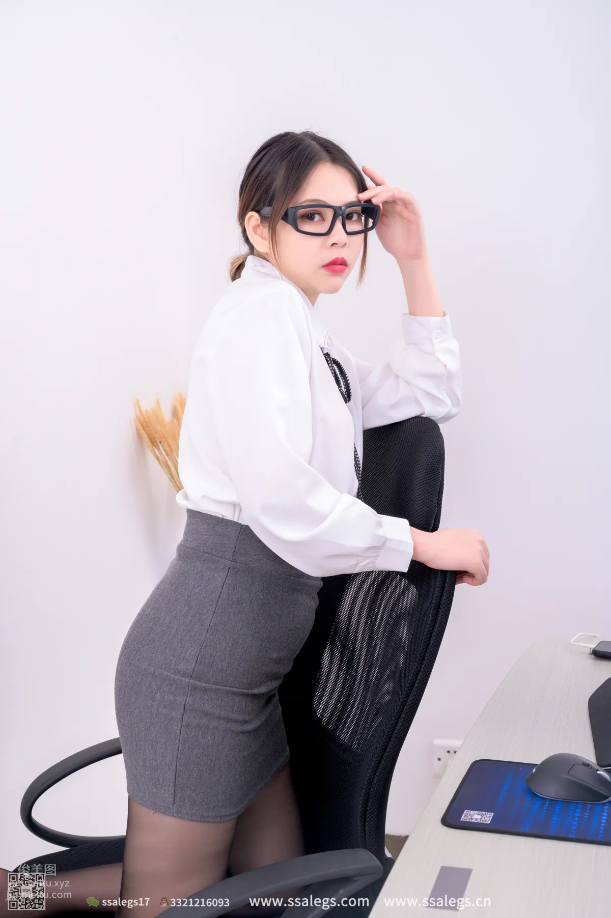 [SSA絲社]超清寫真 NO.464 春曉 女同事的絲襪誘惑(下)[148P] 75
