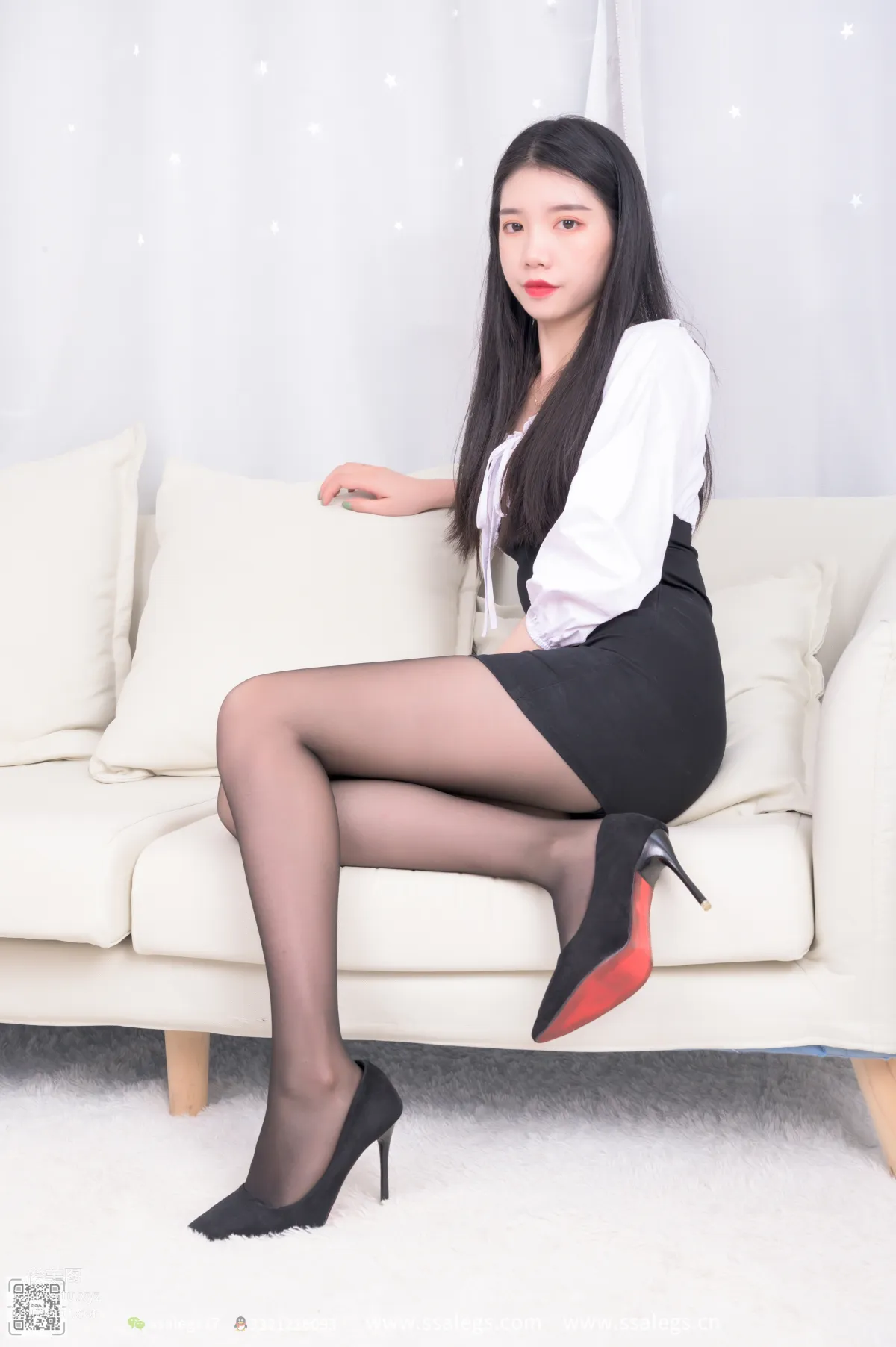 [SSA絲社]超清寫真 NO.516 秋秋 黑絲寫真（上）[122P] 53