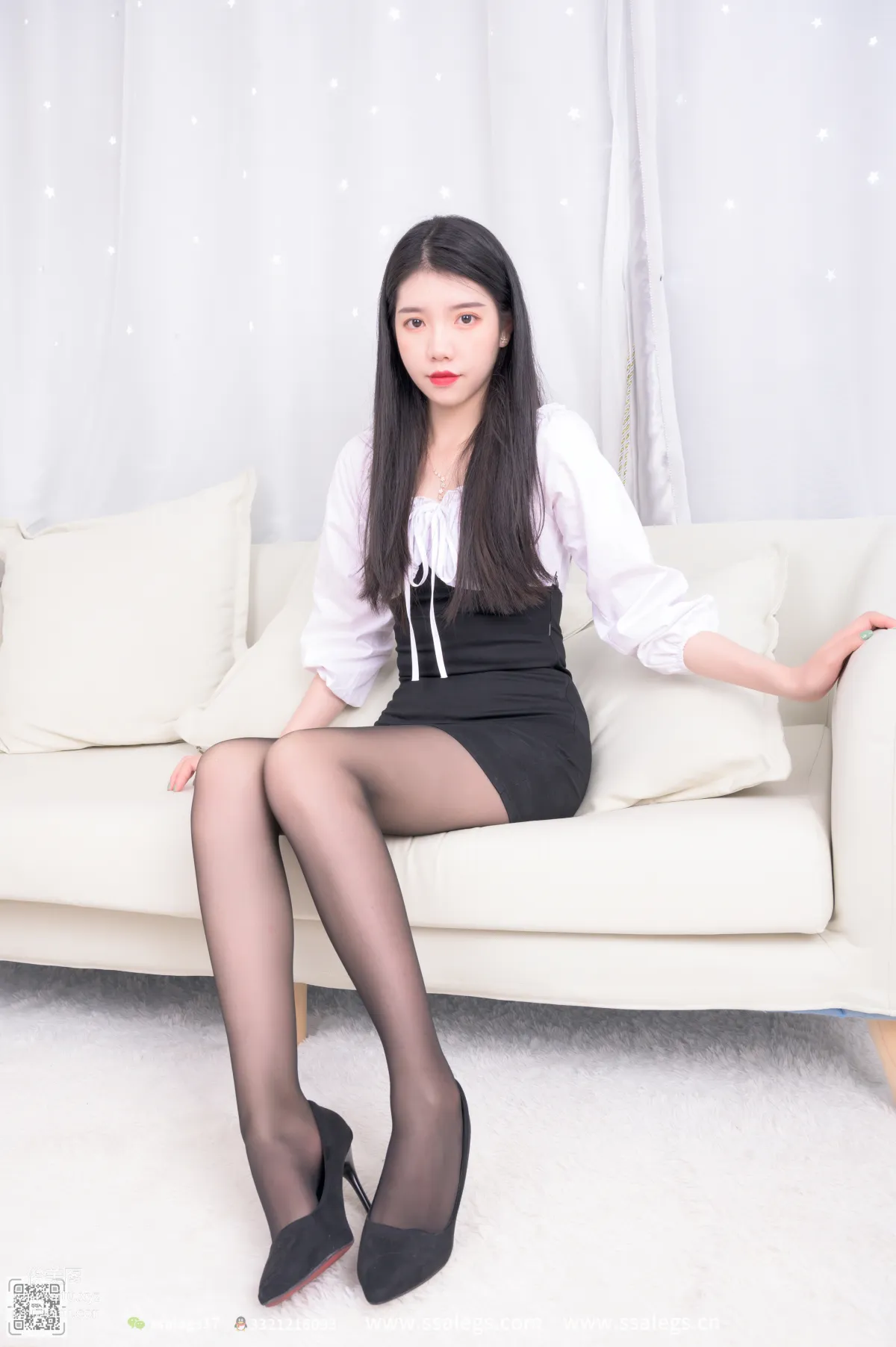 [SSA絲社]超清寫真 NO.516 秋秋 黑絲寫真（上）[122P] 86