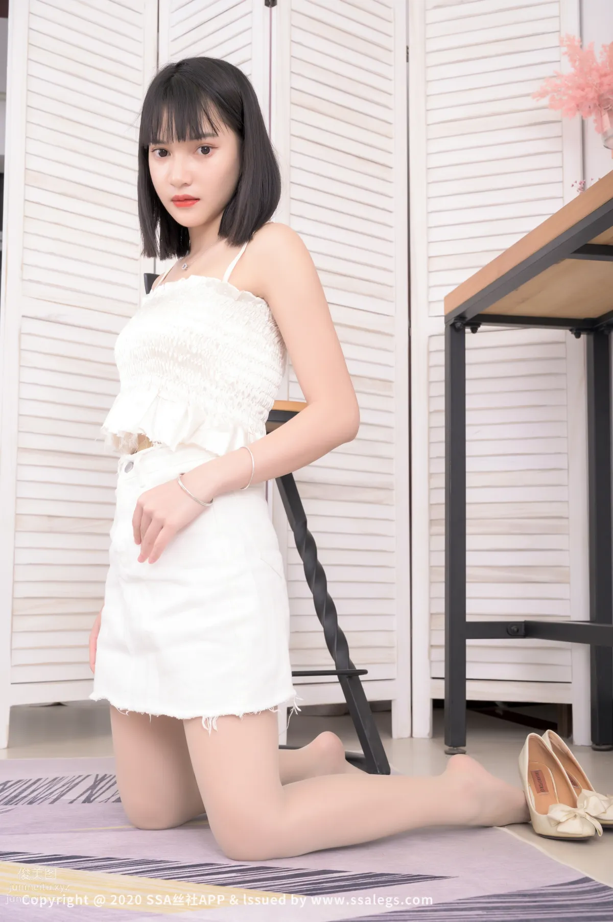 [SSA絲社]超清寫真 NO.566 冰冰 肉絲襪拍攝樣片[113P] 56