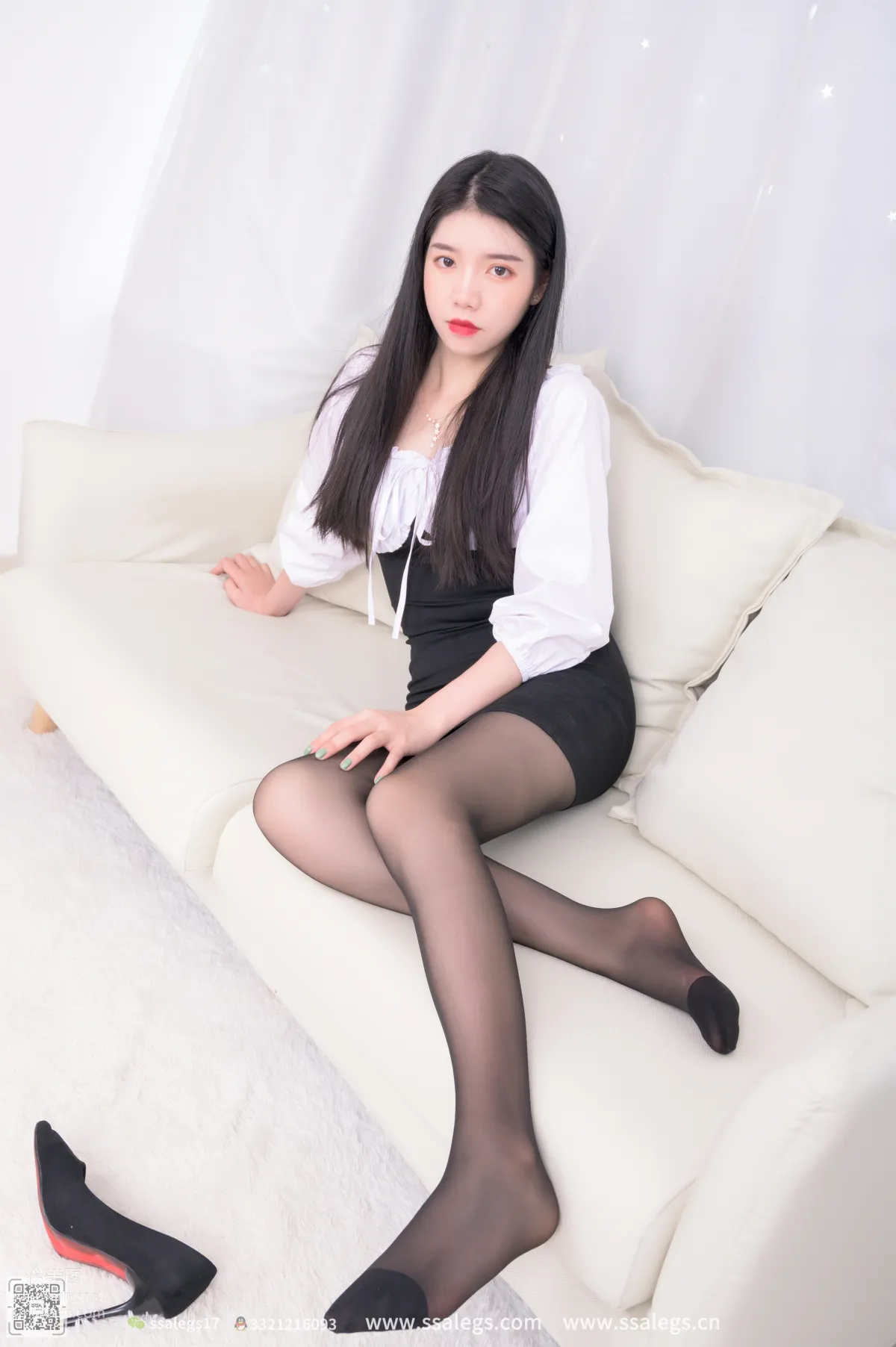 [SSA絲社]超清寫真 NO.517 秋秋 黑絲寫真（下）[122P] 11