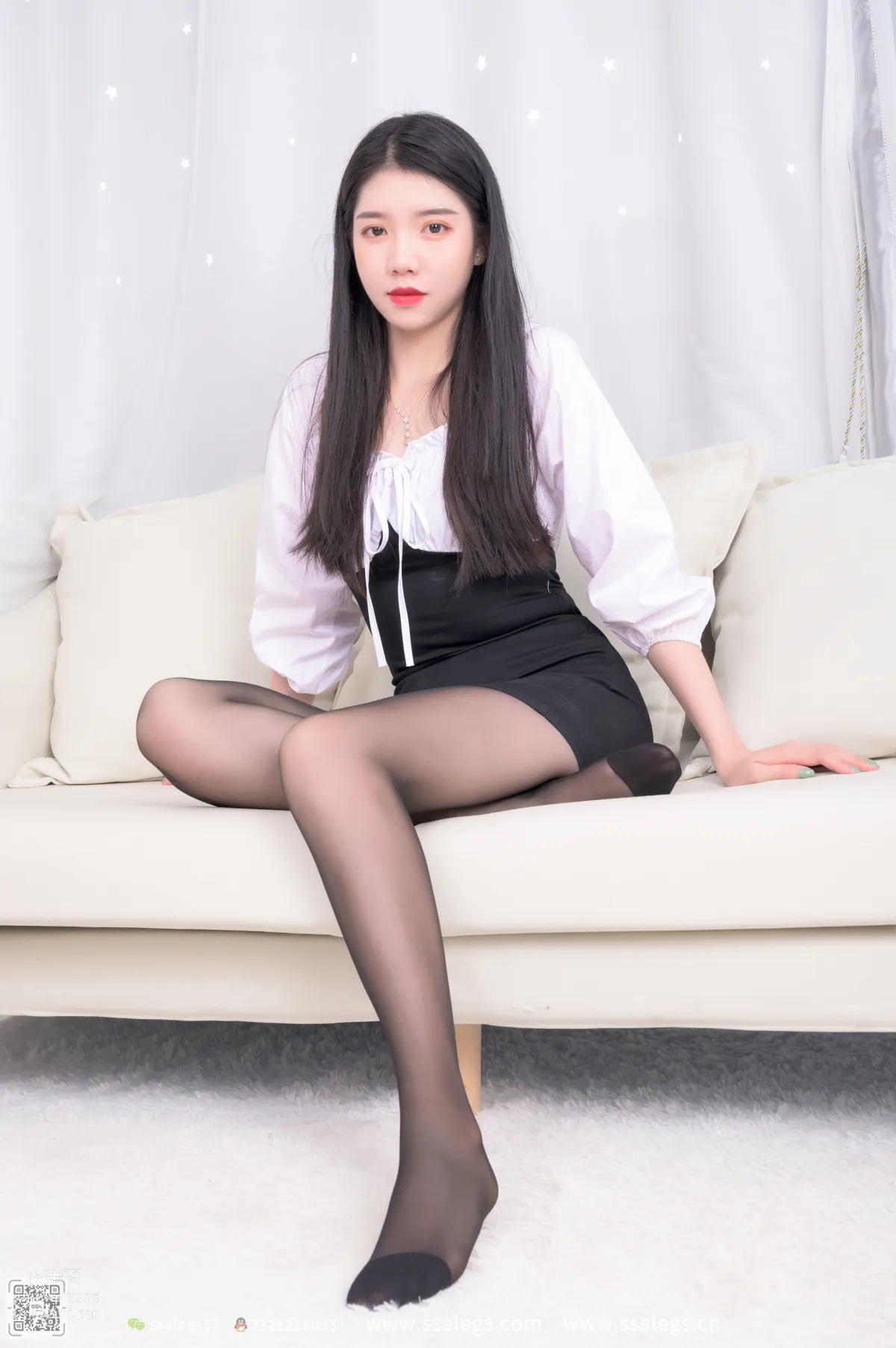[SSA絲社]超清寫真 NO.517 秋秋 黑絲寫真（下）[122P] 37