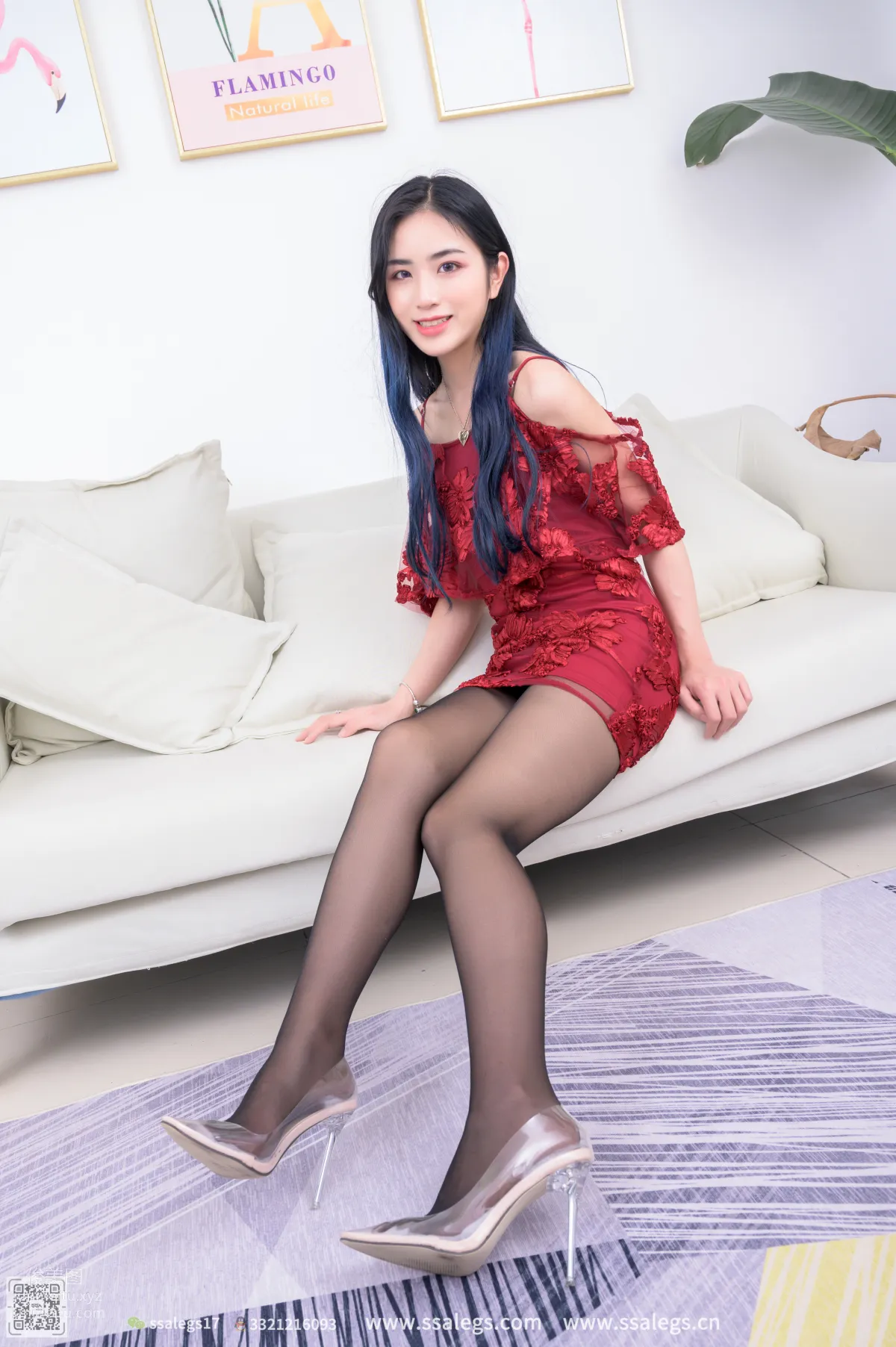 [SSA絲社]超清寫真 NO.523 茵茵 黑絲寫真（上）[143P] 46