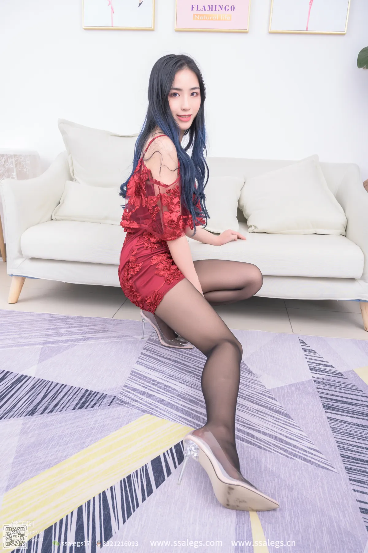 [SSA絲社]超清寫真 NO.523 茵茵 黑絲寫真（上）[143P] 70