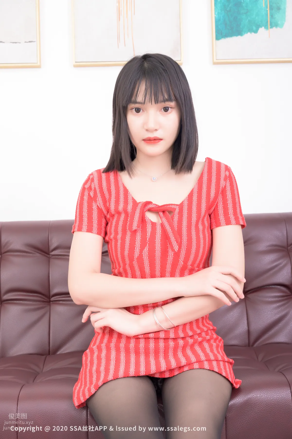 [SSA絲社]超清寫真 NO.543 冰冰 黑絲襪（下）[153P] 1