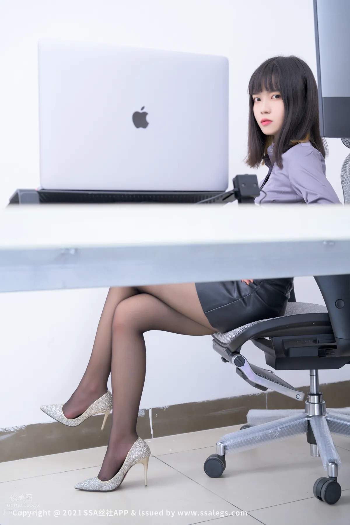 [SSA絲社]超清寫真 NO.748 模特丹丹的黑絲襪OL（上）[123P] 76