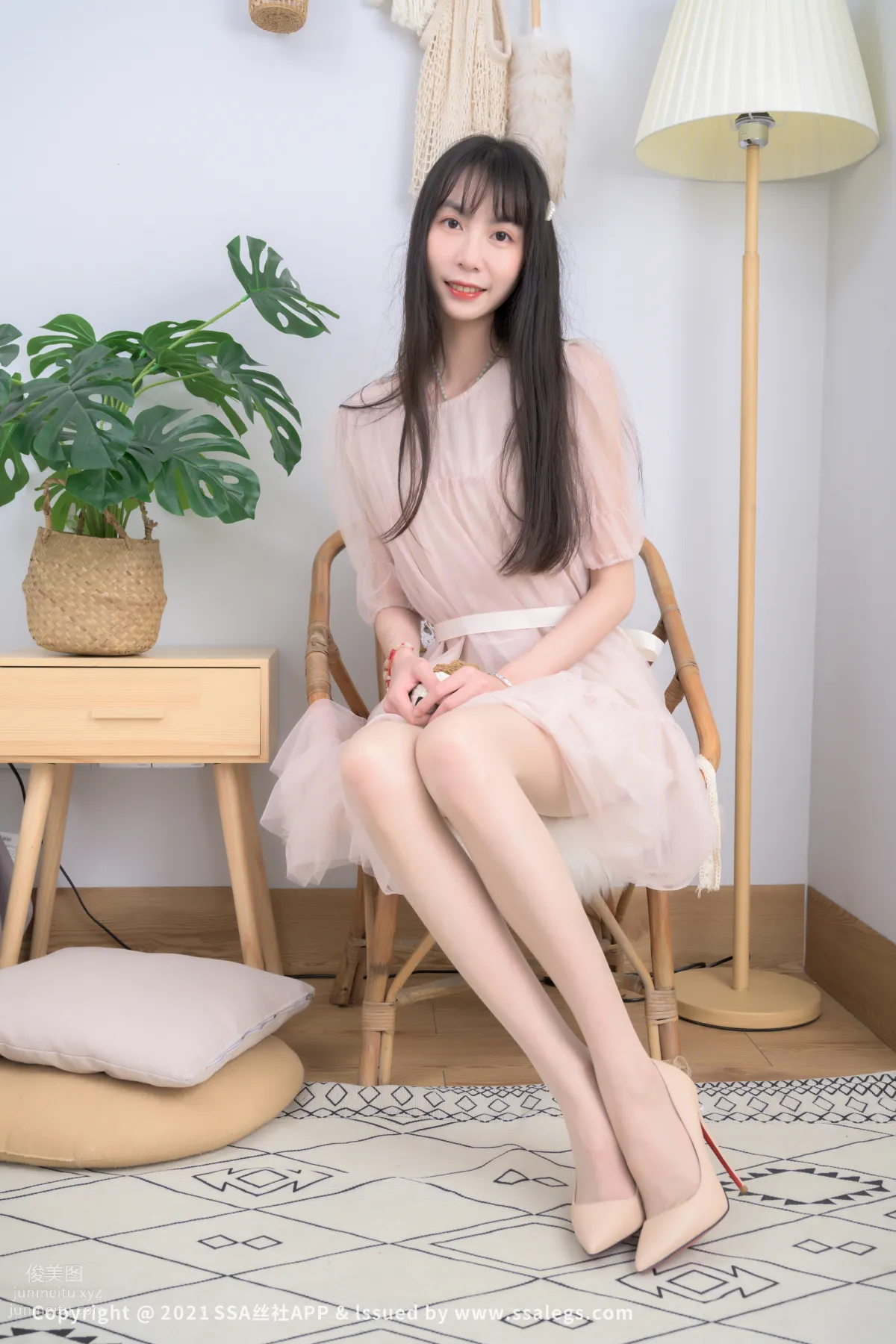 [SSA絲社]超清寫真 NO.764 模特團團的肉色油亮開裆絲襪（上）[124P] 52