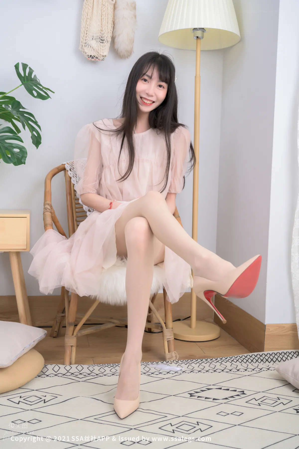 [SSA絲社]超清寫真 NO.764 模特團團的肉色油亮開裆絲襪（上）[124P] 60