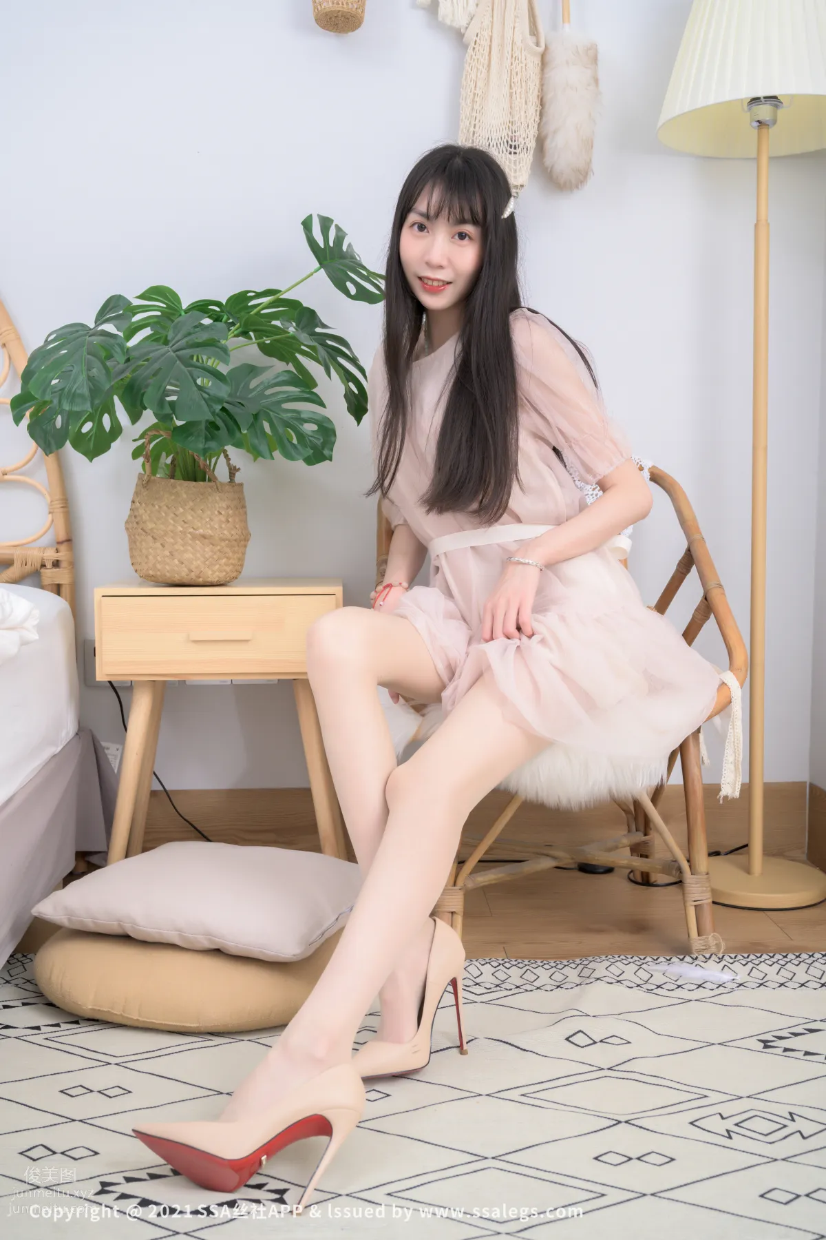 [SSA絲社]超清寫真 NO.764 模特團團的肉色油亮開裆絲襪（上）[124P] 68