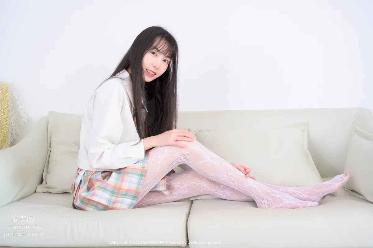 [SSA絲社]超清寫真 NO.677 腿模團團的白色網襪（下）[109P] 13