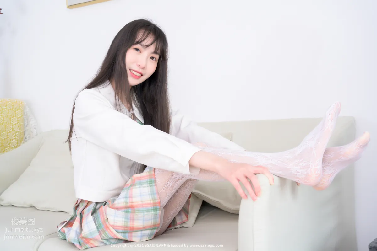 [SSA絲社]超清寫真 NO.677 腿模團團的白色網襪（下）[109P] 47