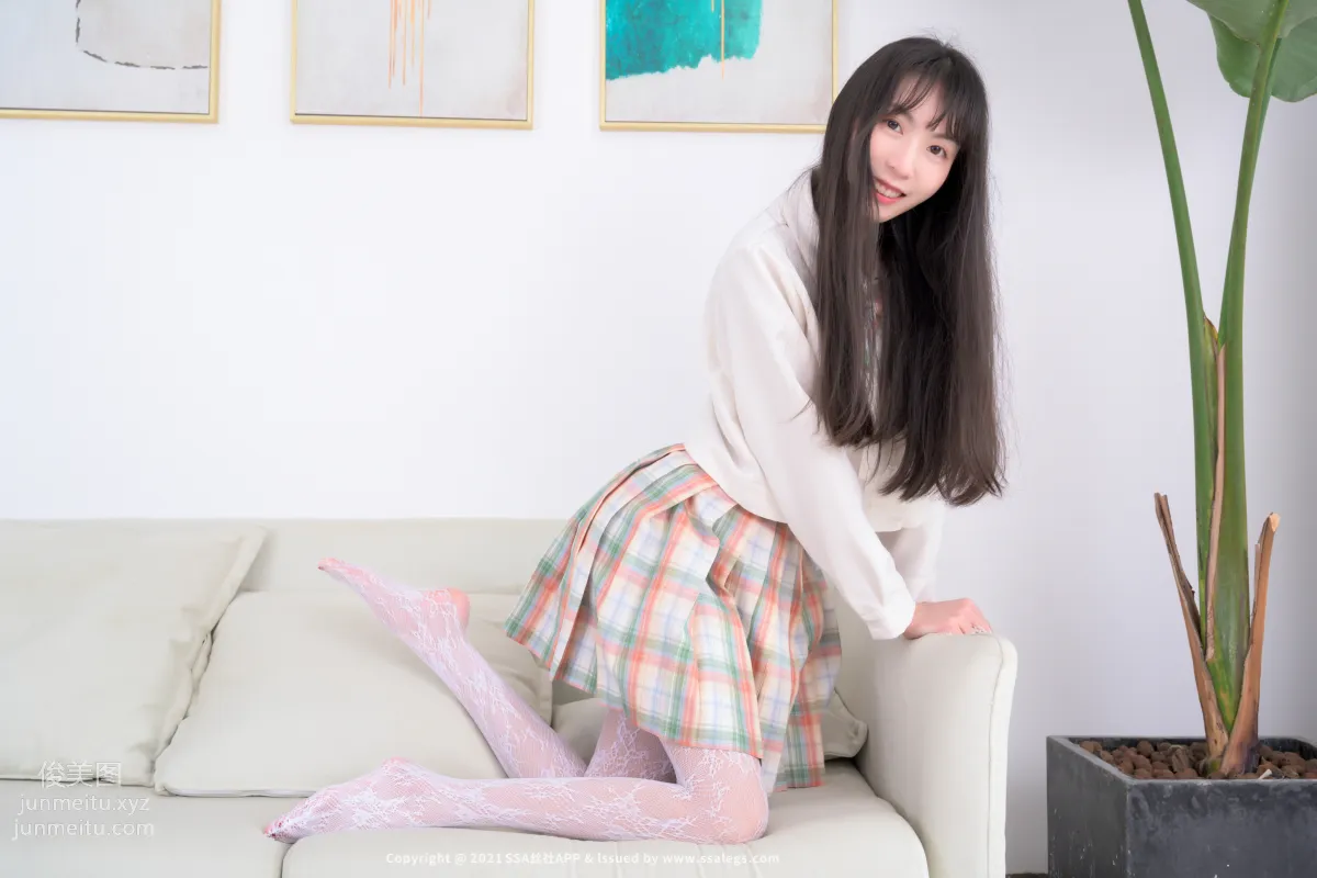 [SSA絲社]超清寫真 NO.677 腿模團團的白色網襪（下）[109P] 78
