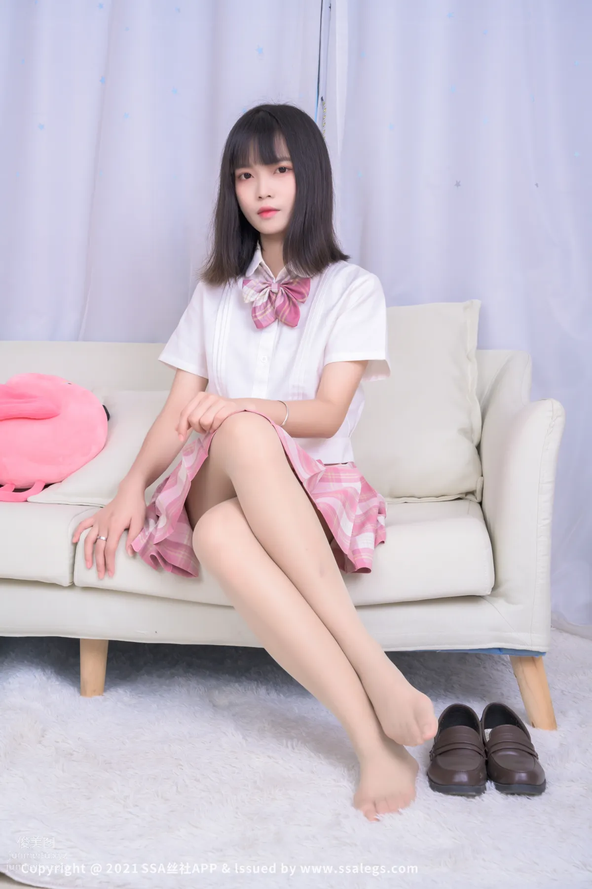 [SSA絲社]超清寫真 No.700 模特丹丹的肉絲襪美腳（上）[106P] 106