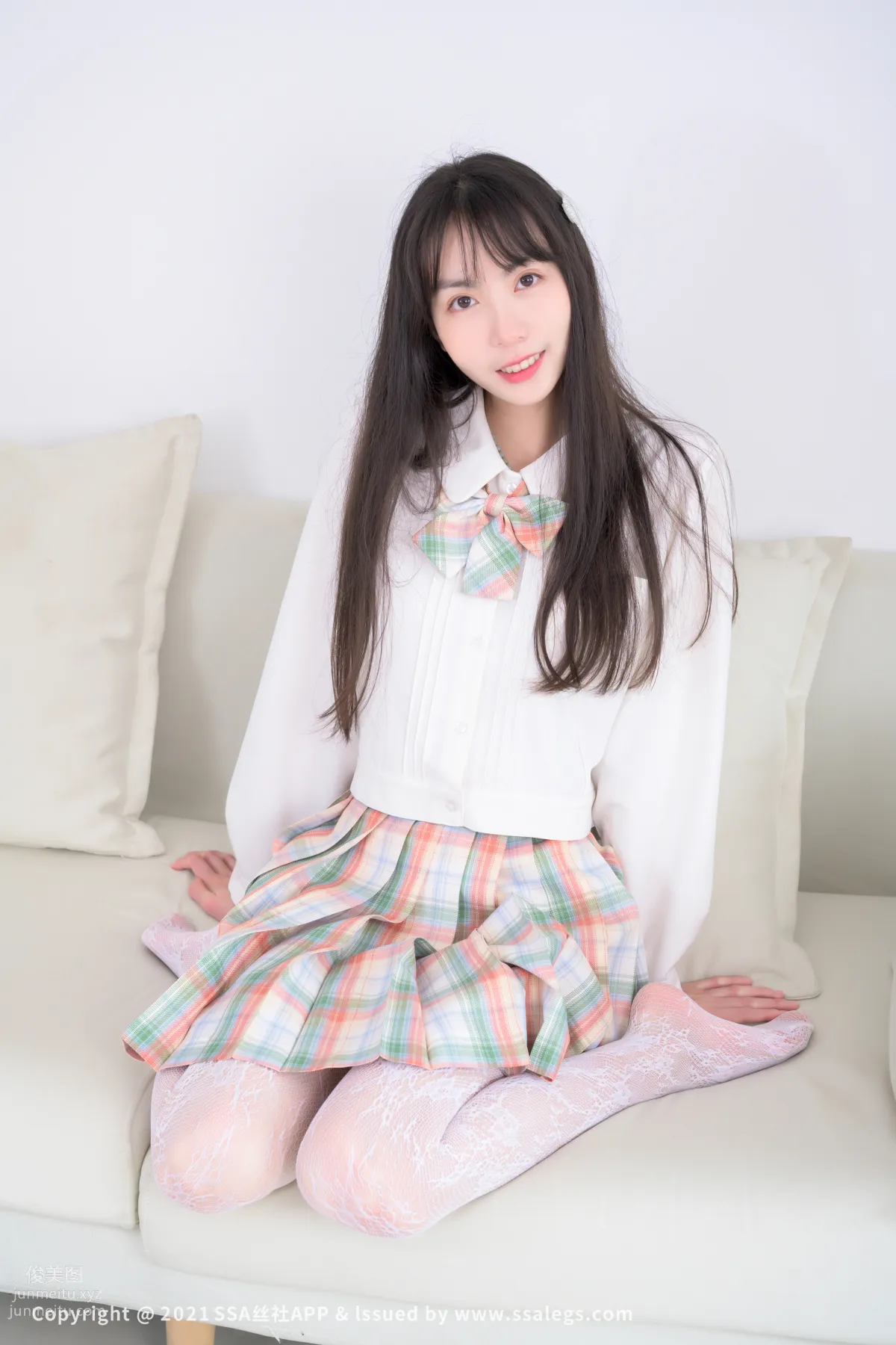 [SSA絲社]超清寫真 NO.676 腿模團團的白色網襪（上）[109P] 104