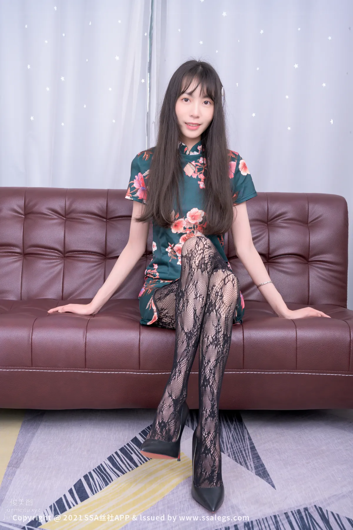 [SSA絲社]超清寫真 NO.744 模特團團的黑色網襪（上）[126P] 30