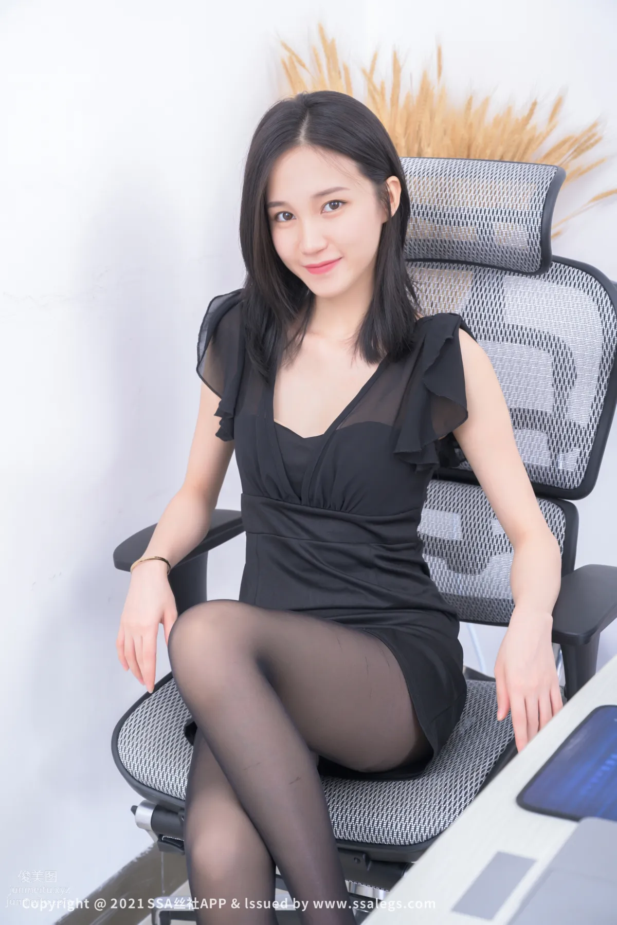 [SSA絲社]超清寫真 NO.780 模特晶晶的黑色絲襪（上）[153P] 35