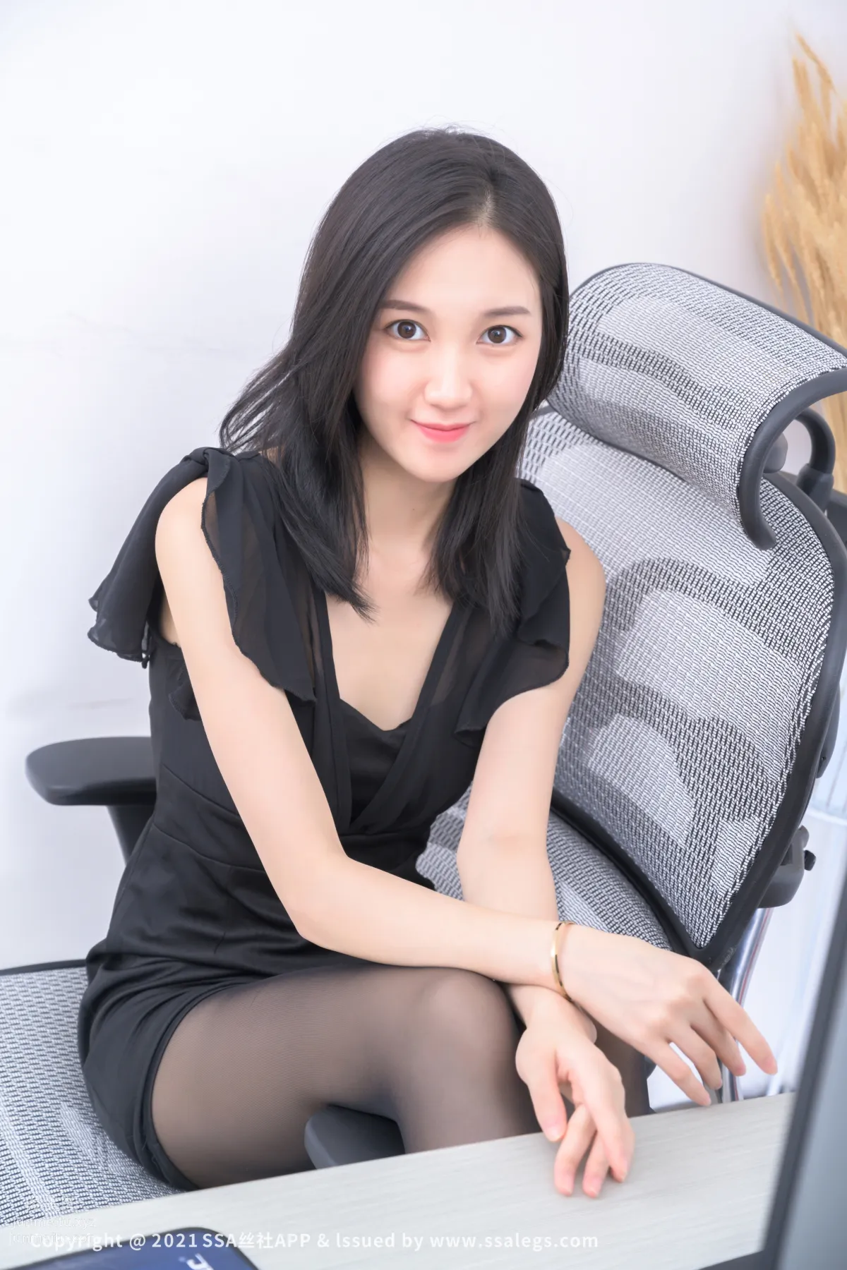 [SSA絲社]超清寫真 NO.780 模特晶晶的黑色絲襪（上）[153P] 117