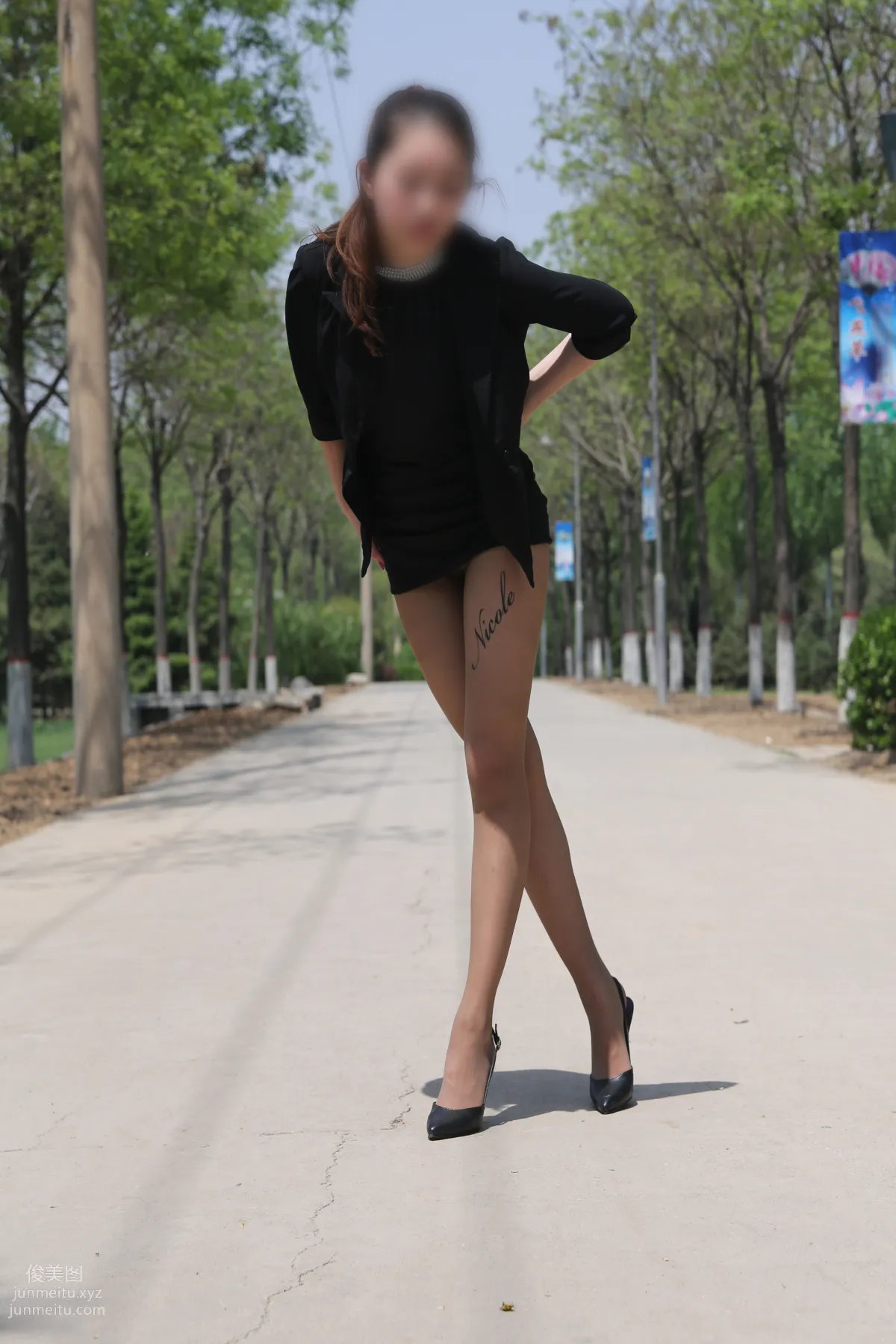 [Nicole絲足寫真] NO.006 公園-2 灰絲彩絲 [144P] 28