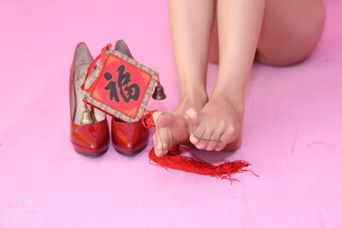 [Nicole絲足寫真] NO.019 紅色-1 肉絲 [88P] 45