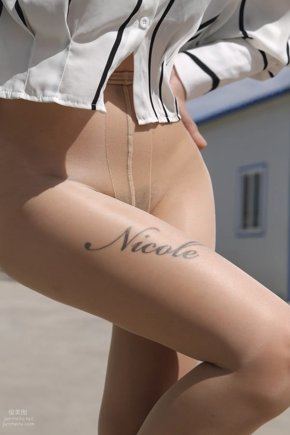 [Nicole絲足寫真] NO.002 廠區-2 肉絲美臀 [133P] 77