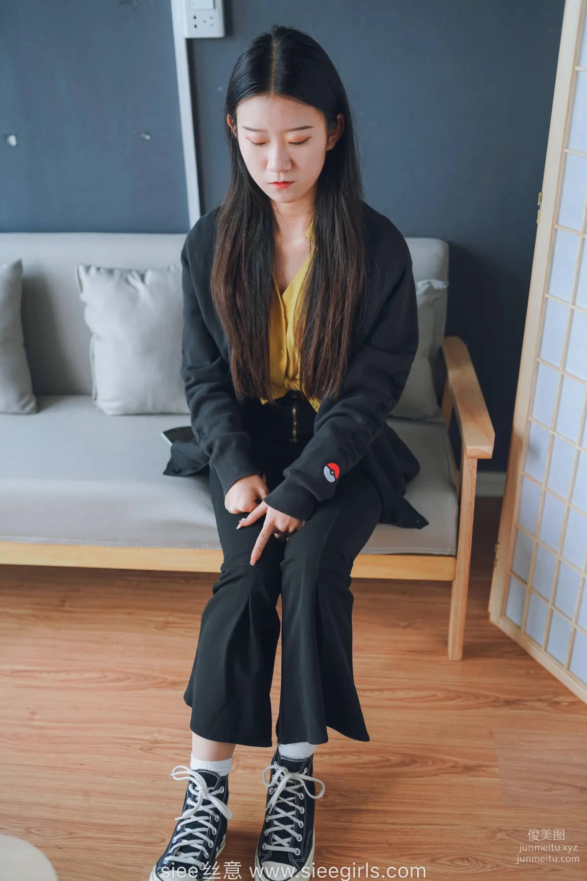 [SIEE絲意] NO.475 新人岚岚 帆布鞋 [91P][原刊] 4