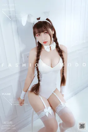 [YouMi尤蜜]2021.01.29 白兔侍女 呆貓[26P]