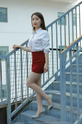 [IESS異思趣向] 2022.02.17 絲享家1006：小婕《性感紅色包臀裙》[87P]
