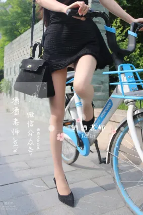 酒酒老師 06《單車肉絲美足》 [77P]
