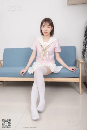 [SSA絲社]超清寫真 No.162 桃子粉色JK制服 [173P]