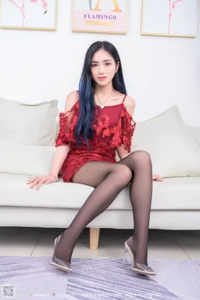 [SSA絲社]超清寫真 NO.523 茵茵 黑絲寫真（上）[143P]