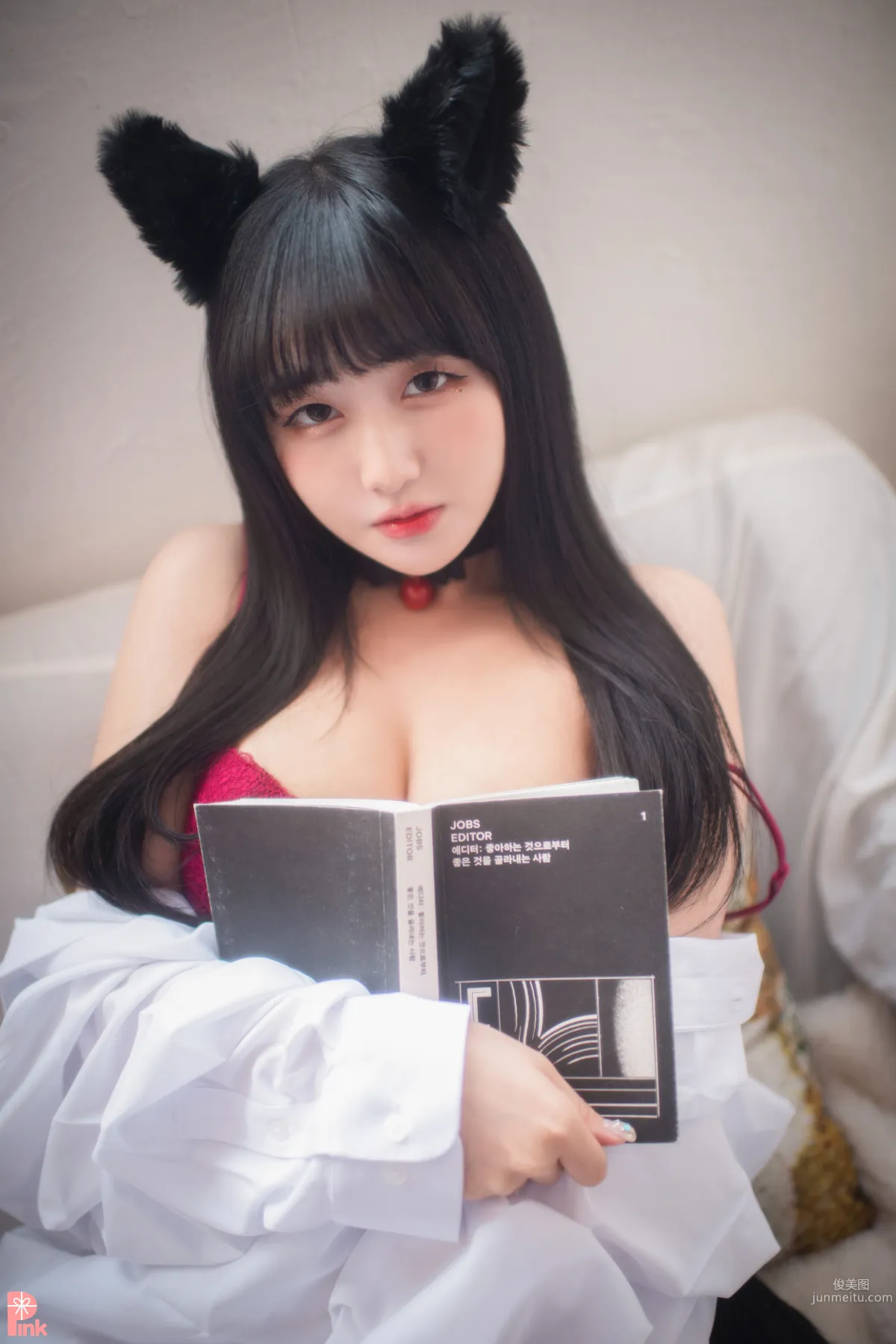 001.PINK RIBBON - Jina (한지나) - Raise Jina [173P] 19