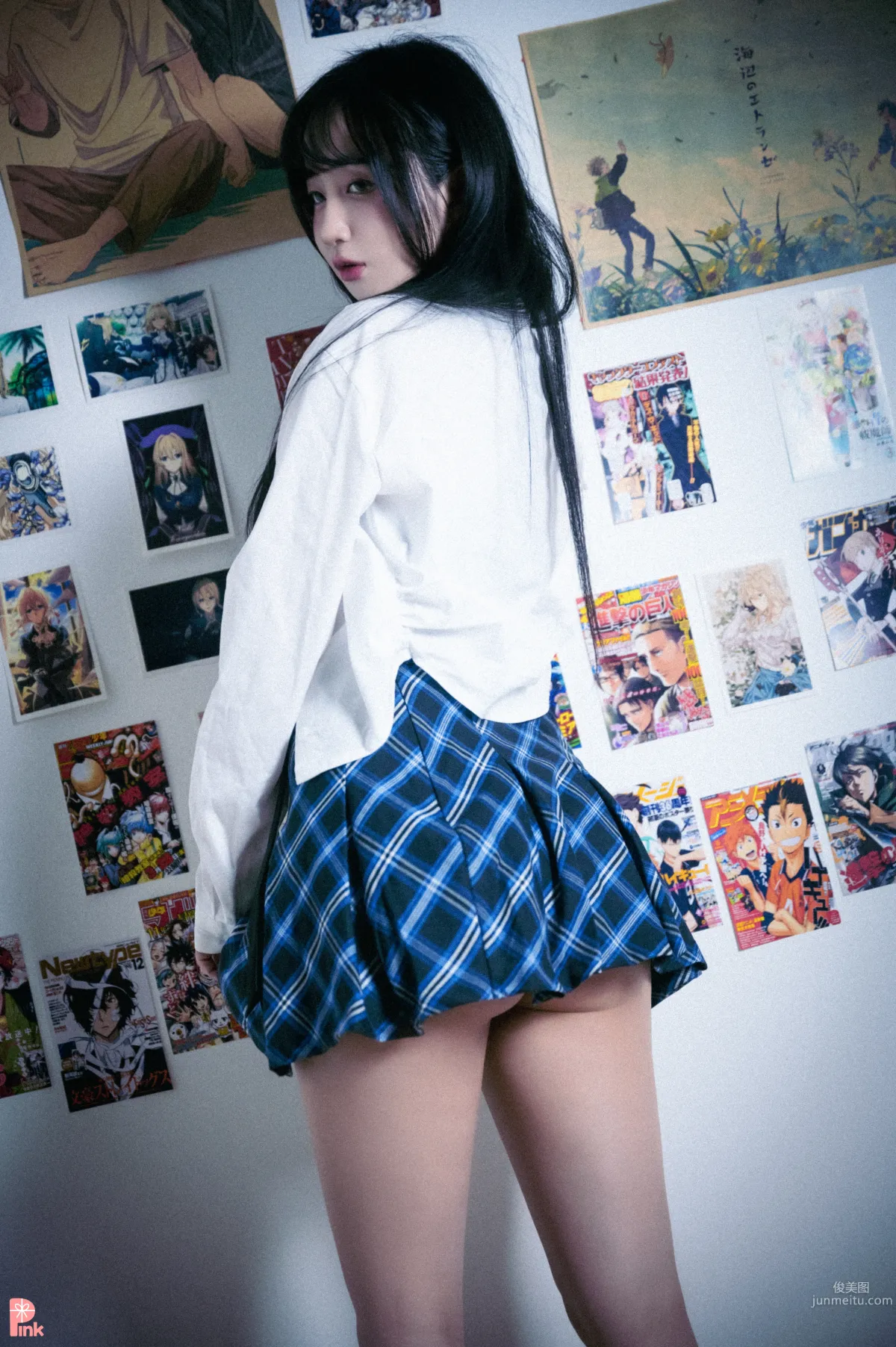 028.PINK- Jina - Jina's school uniform life[111P] 106