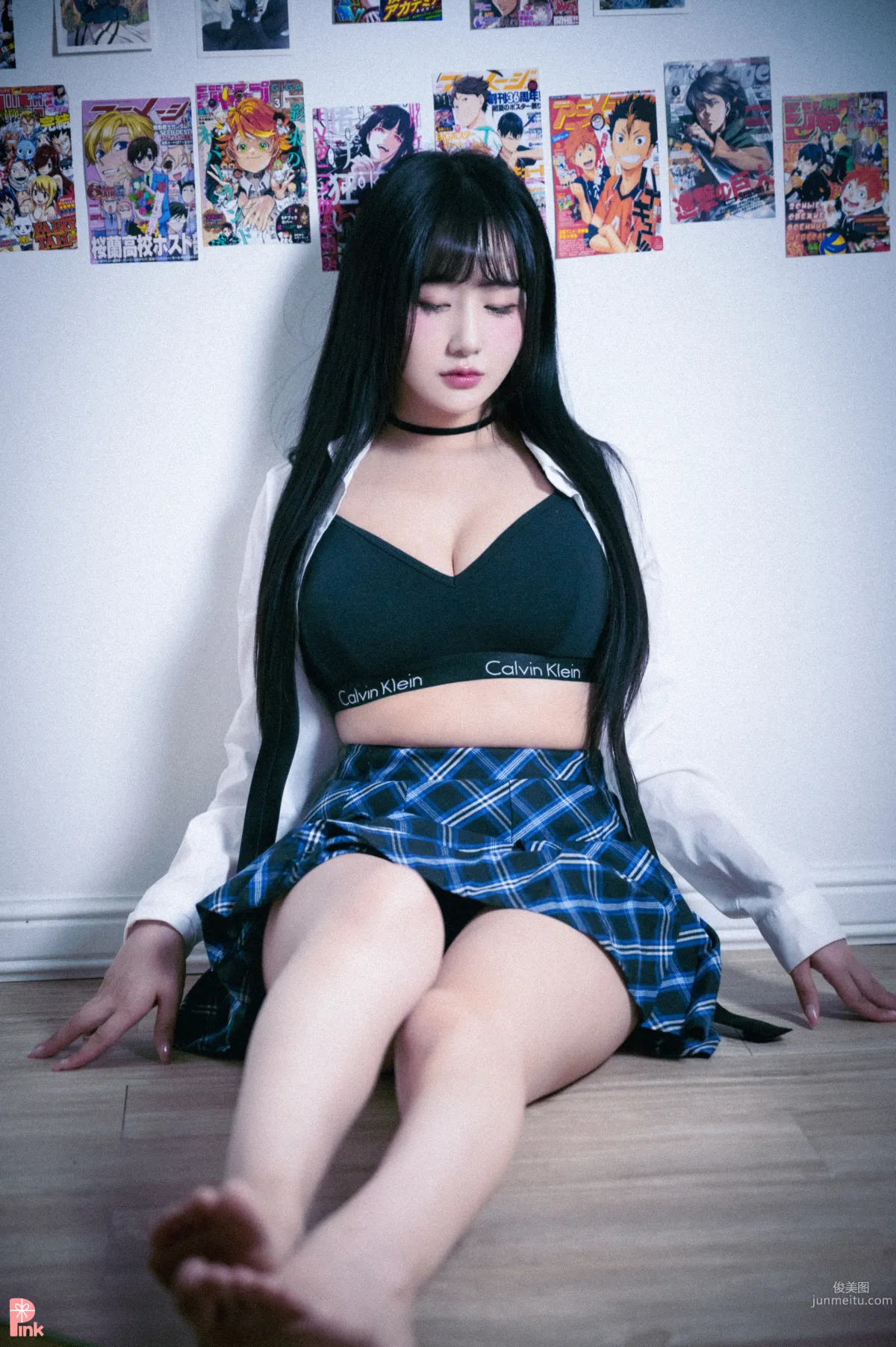 028.PINK- Jina - Jina's school uniform life[111P] 107