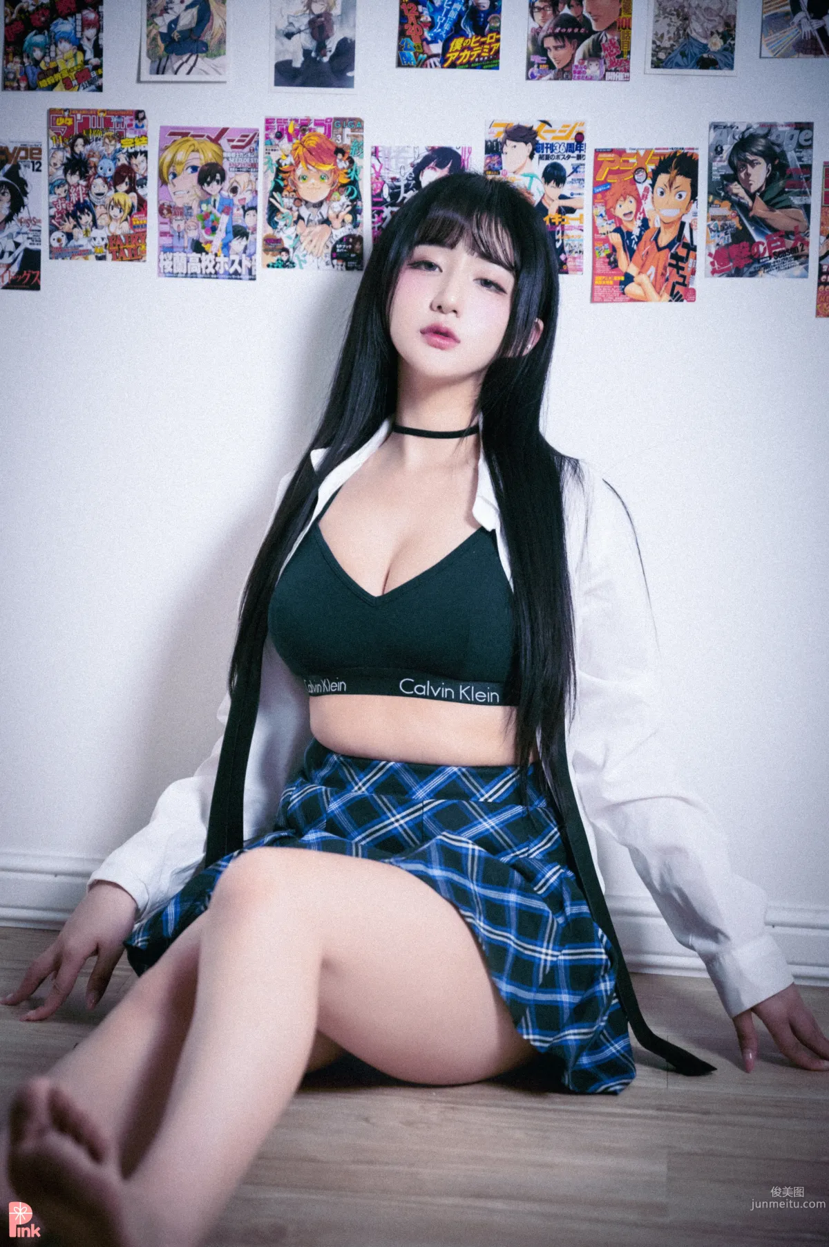 028.PINK- Jina - Jina's school uniform life[111P] 108