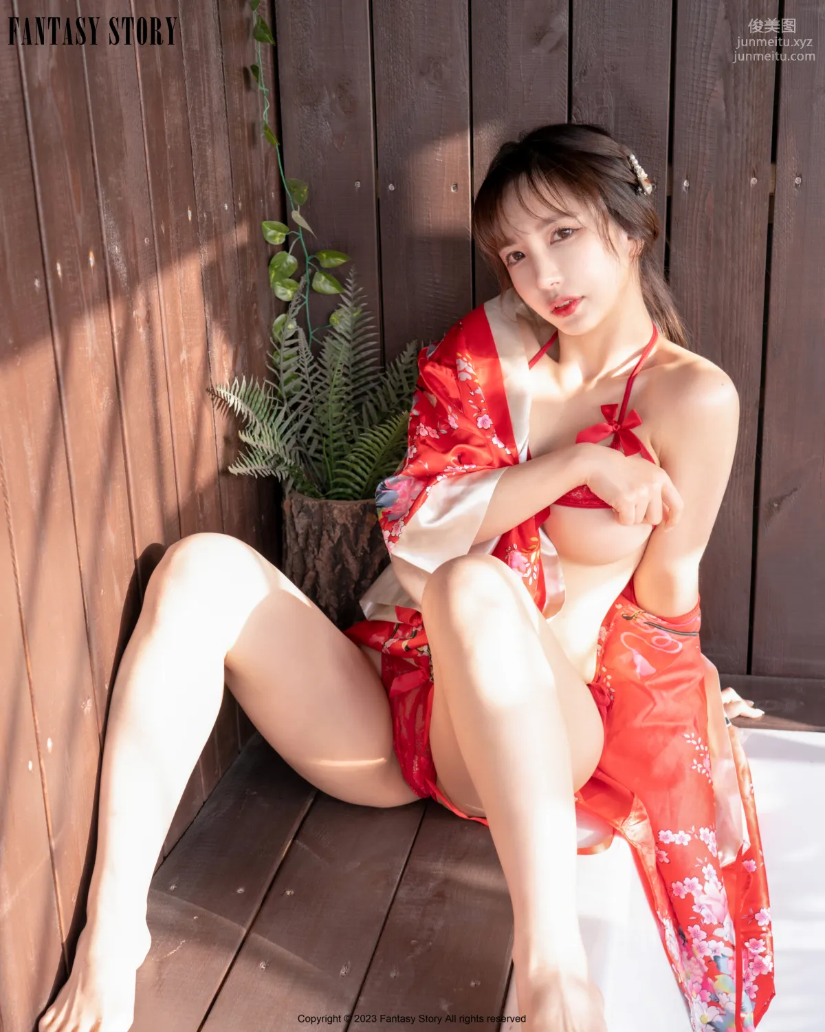 010.[Fantasy Story] Rua - A girl in a red yukata[106P] 51