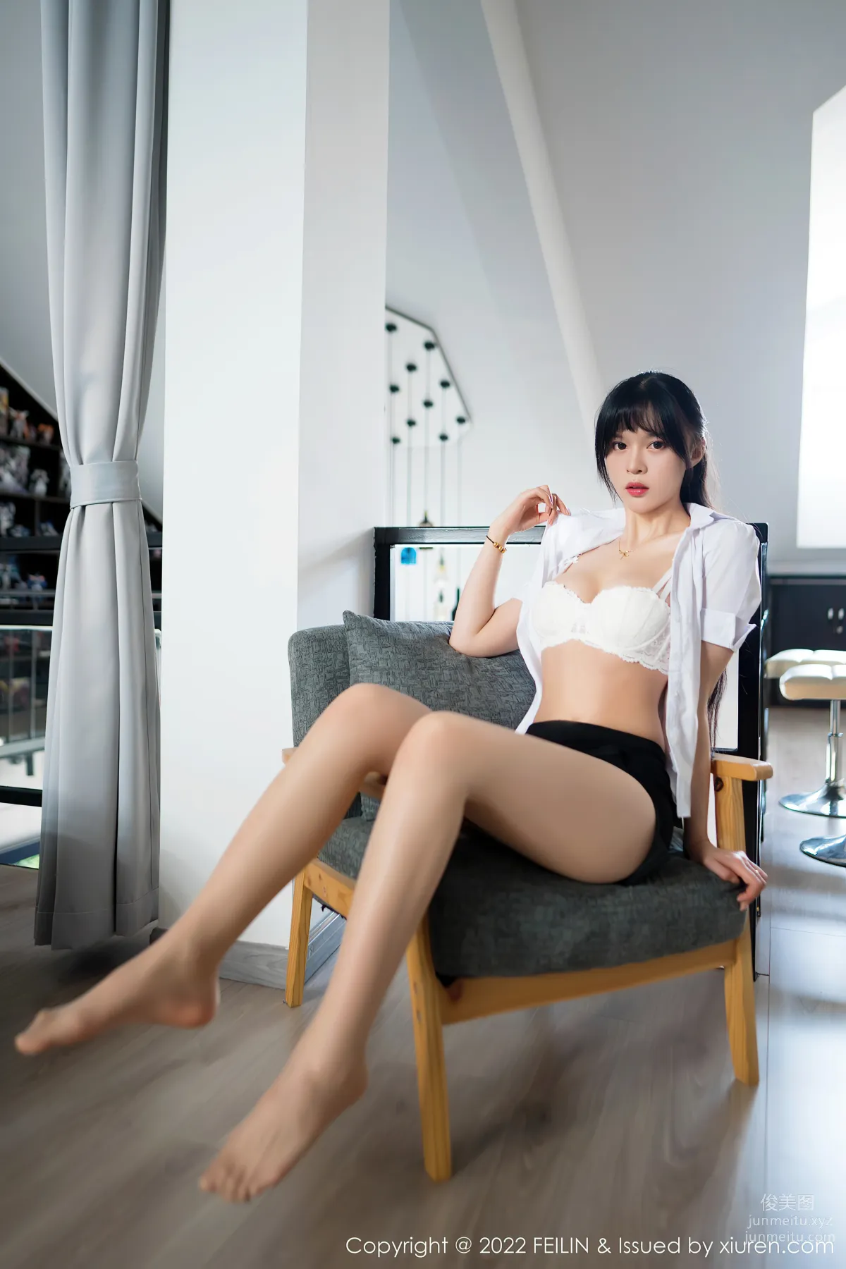 [Feilin嗲囡囡]2022.04.14 VOL.440 桃香子 14