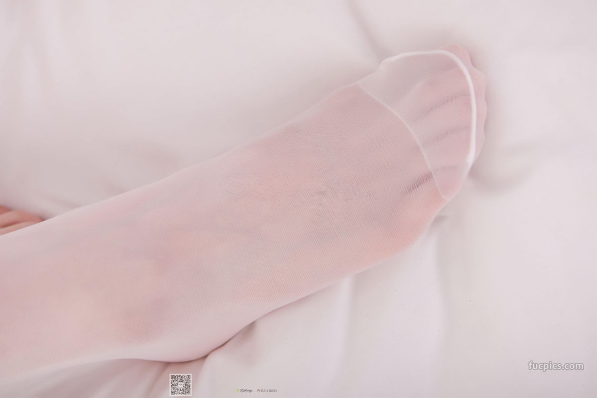 [SSA絲社] NO.025 琪琪 甜美風女仆白色長筒絲襪 13