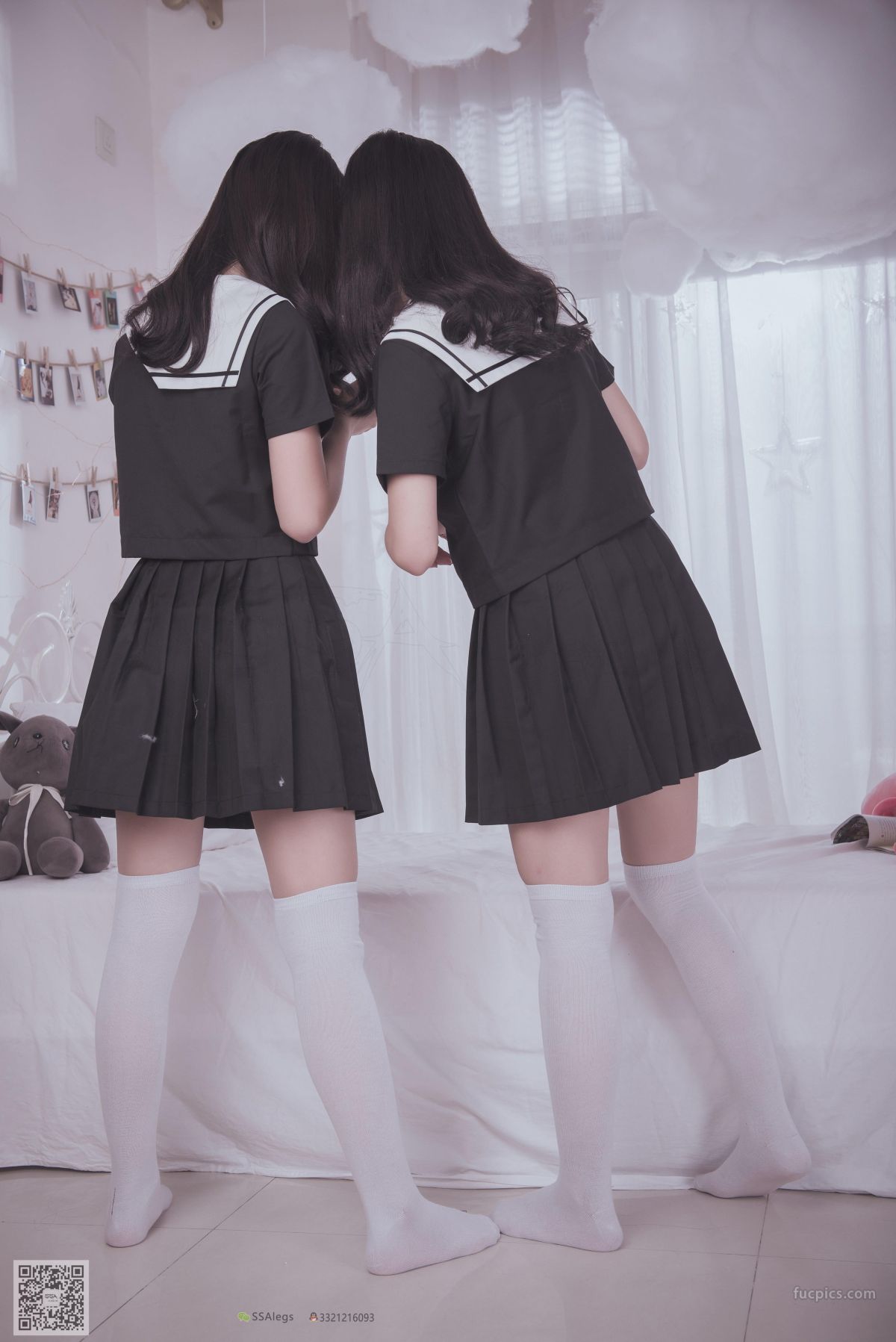 [SSA絲社] NO.028 青青姐妹 姐妹花的JK情 26