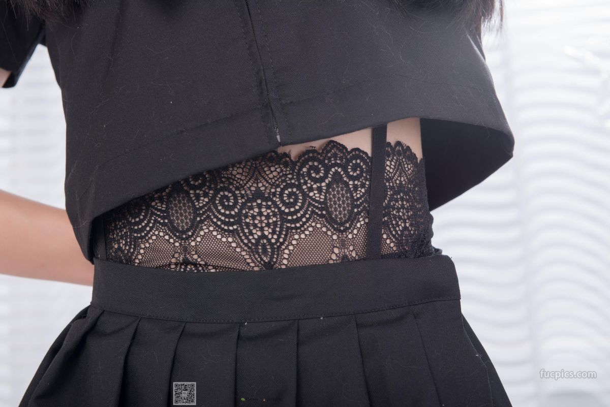 [SSA絲社] NO.037 麗萍的JK制服吊帶長筒襪 85