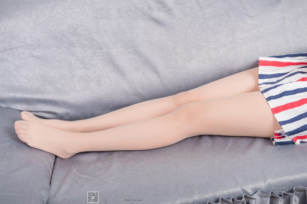 [SSA絲社] NO.048 女秘書蘭蘭沙發上的美腿肉絲特寫 23