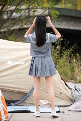 [魔鏡街拍] 051 街拍啦啦隊小姐姐 